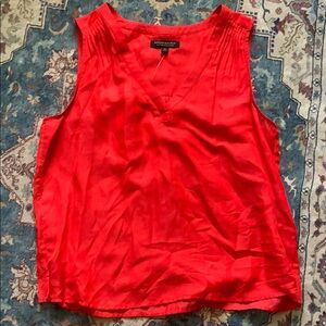 Banana Republic Vibrant Red Sleeveless Tank Top